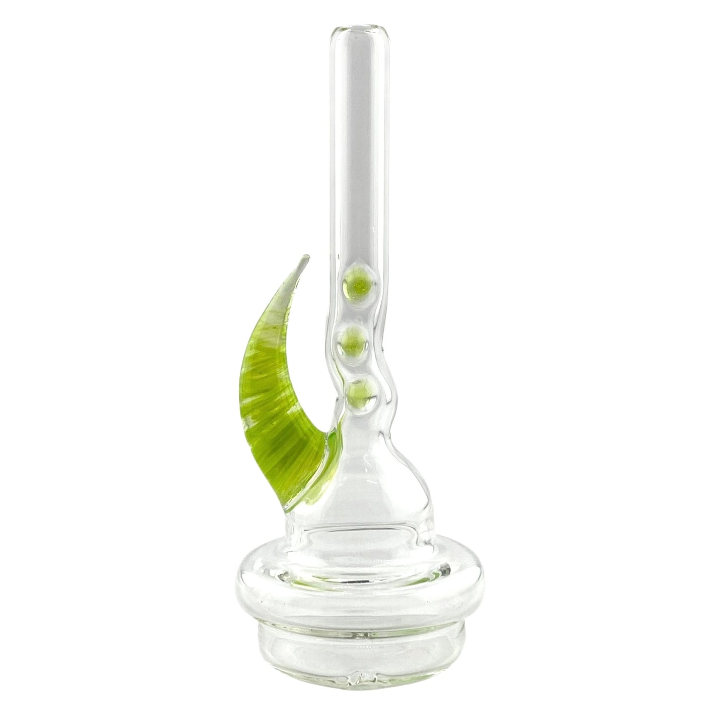 Magizle Clear Straw with Color Horn Peak Attachment (Dry)