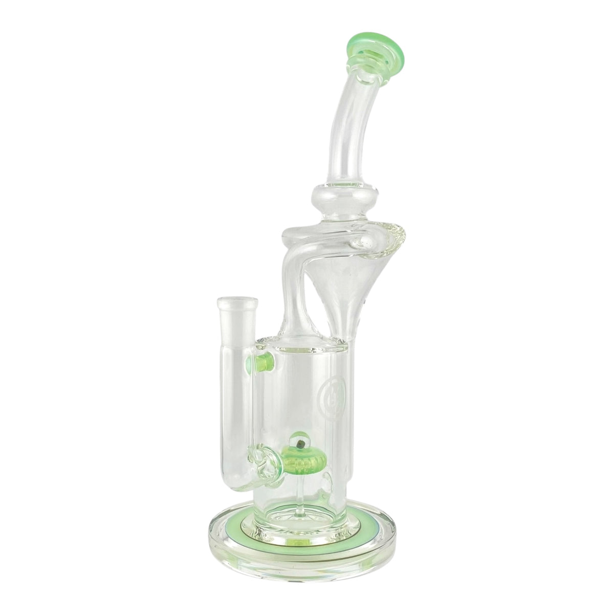 Oj Flame Glass Recycler with Opal