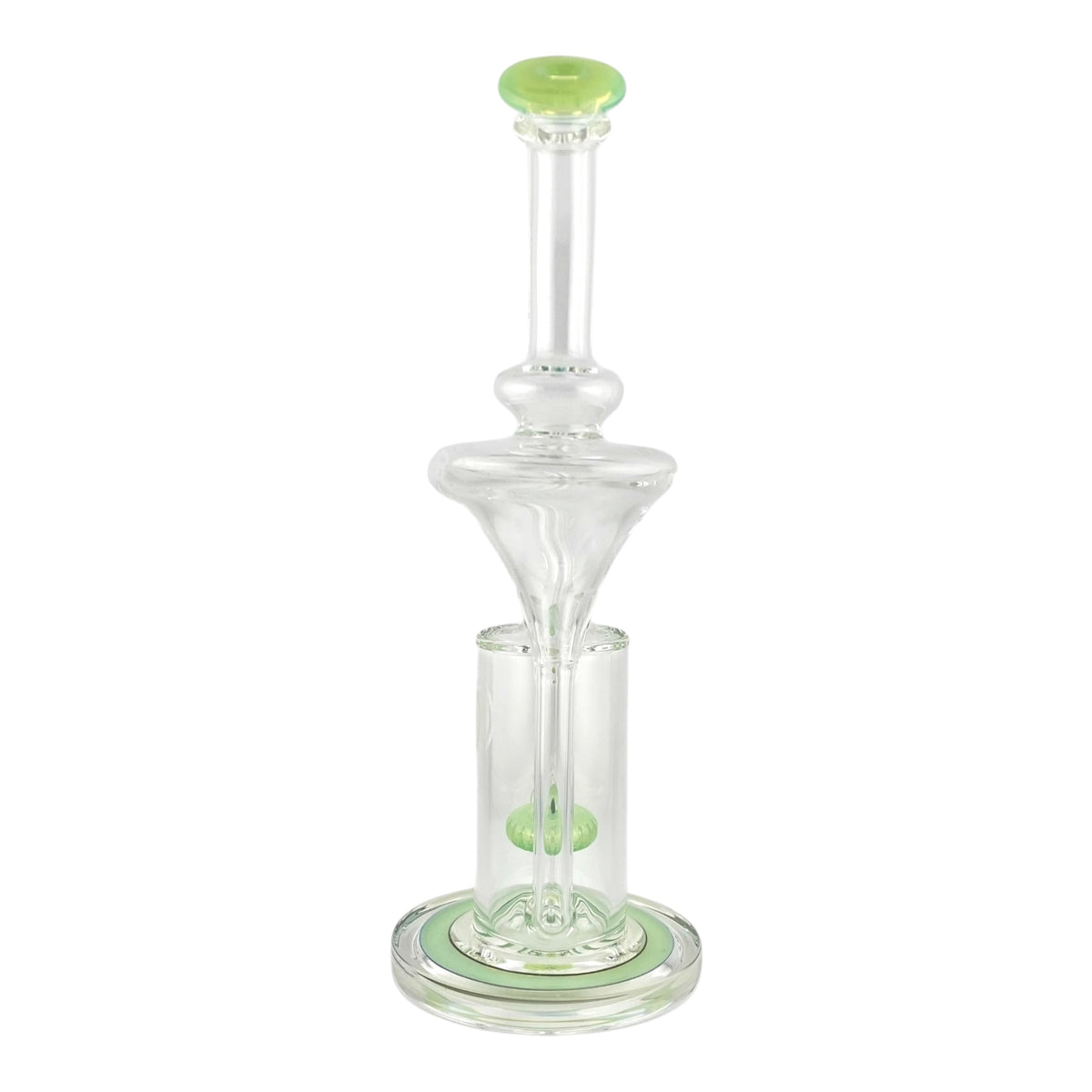 Oj Flame Glass Recycler with Opal