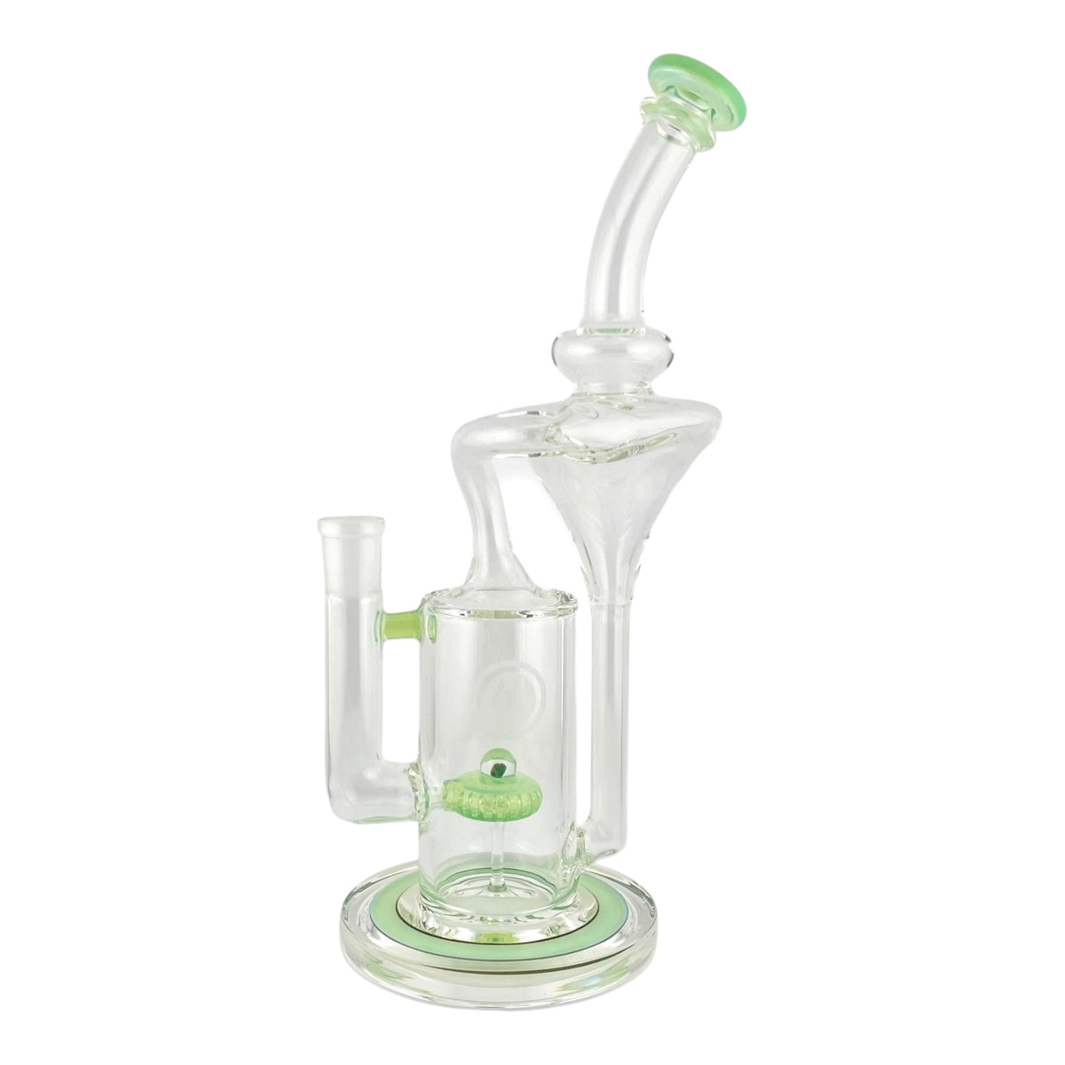 Oj Flame Glass Recycler with Opal