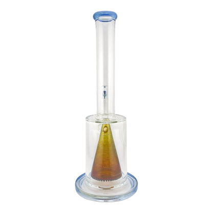 Oj Flame Pyramid Perc 12" Tube with flower bowl