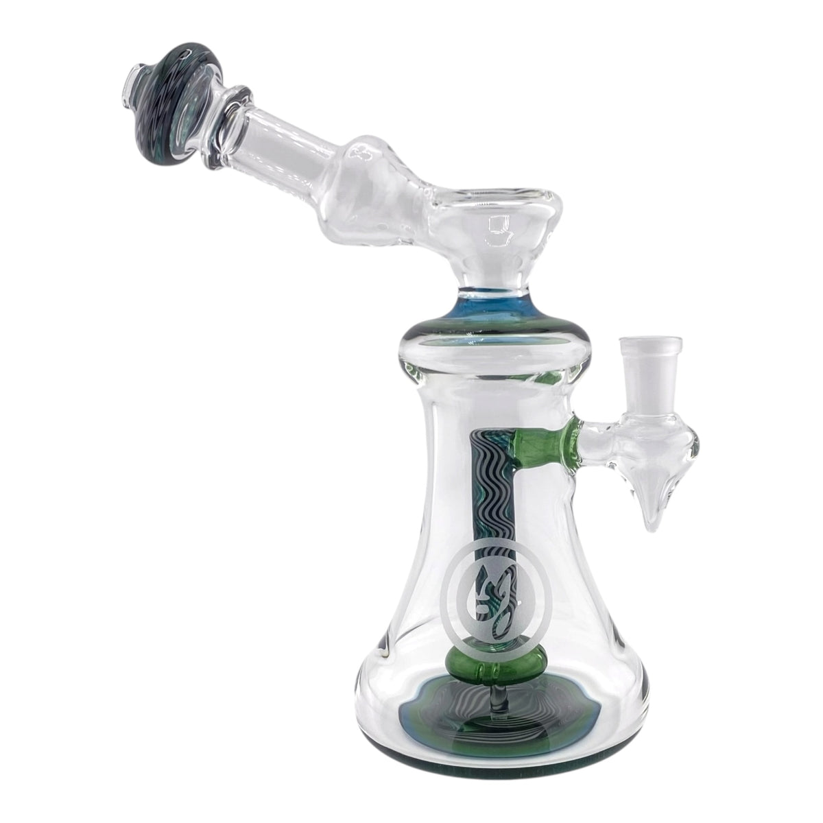 Oj Flame Side Mouthpiece Dab Rig 10mm joint