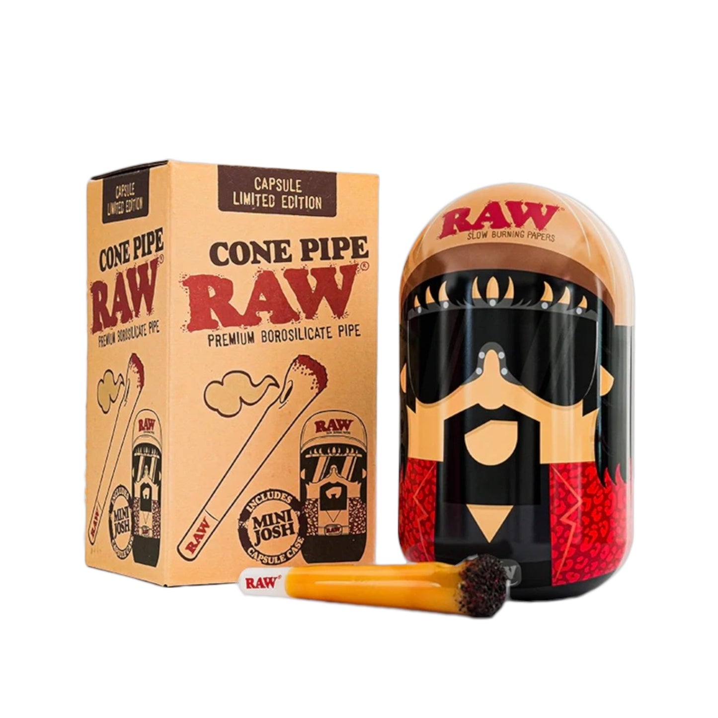 RAW Cone 5" Hand Pipe + Collectable Tin