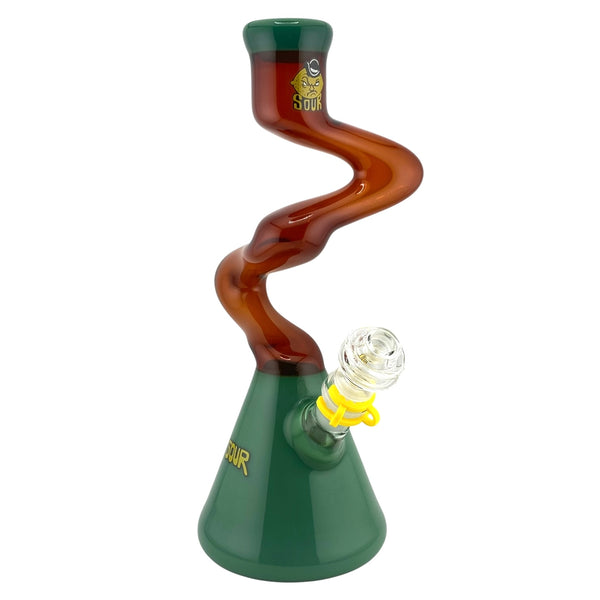 Sour Glass Skinny Twist 12" Water Pipe