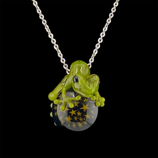 Stoney Chicken Frog Pendant