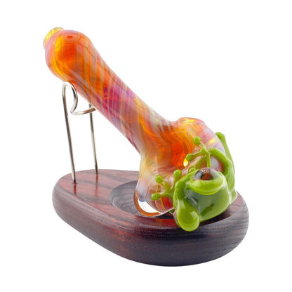 Stoney Chicken Winking Frog Hand Pipe