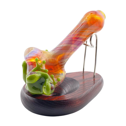 Stoney Chicken Winking Frog Hand Pipe