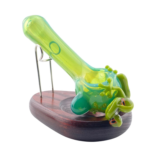 Stoney Chicken Winking Frog Hand Pipe