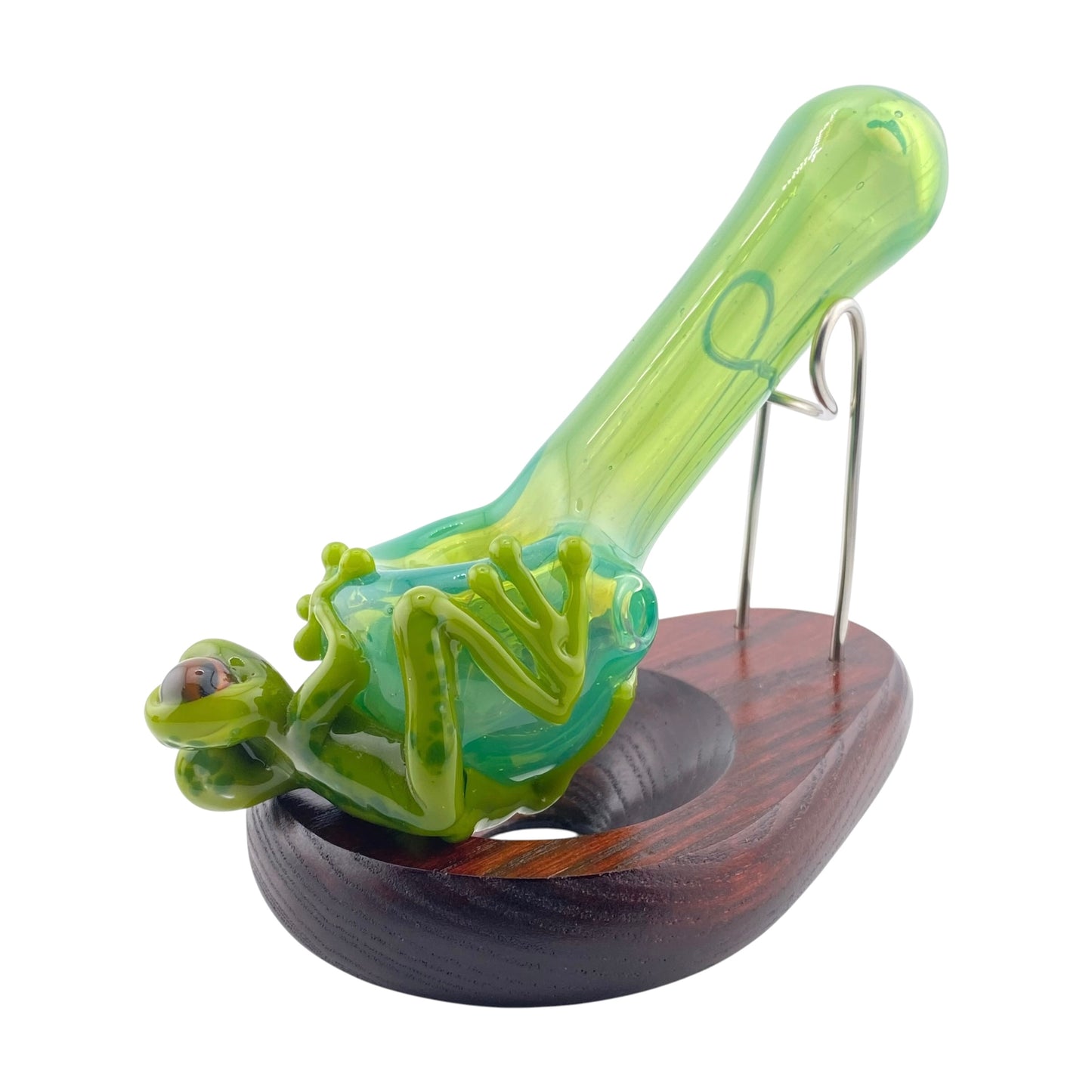 Stoney Chicken Winking Frog Hand Pipe