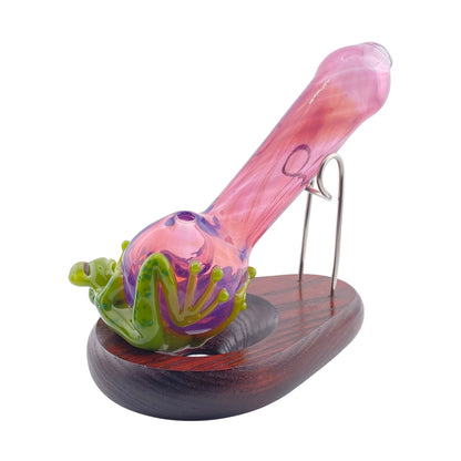 Stoney Chicken Winking Frog Hand Pipe