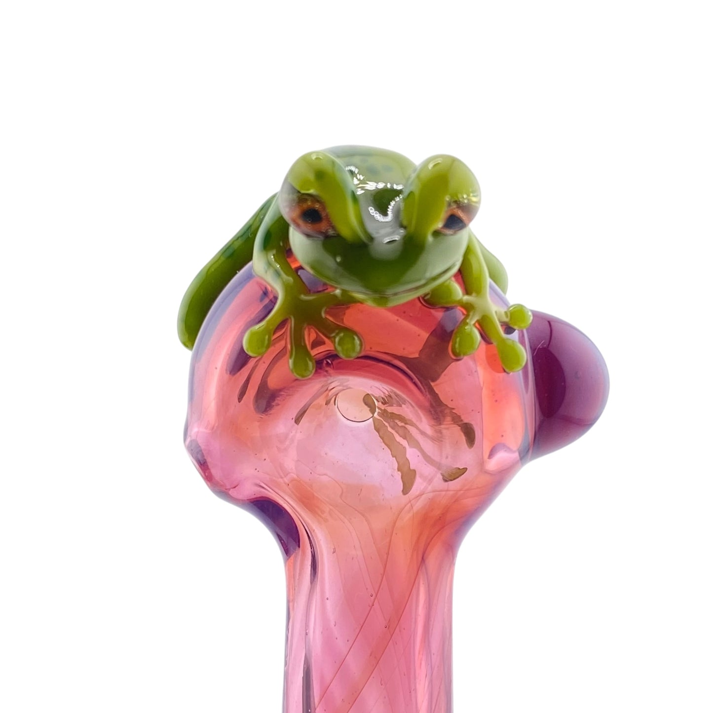 Stoney Chicken Winking Frog Hand Pipe