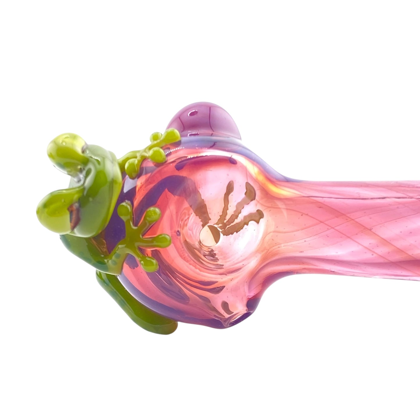 Stoney Chicken Winking Frog Hand Pipe