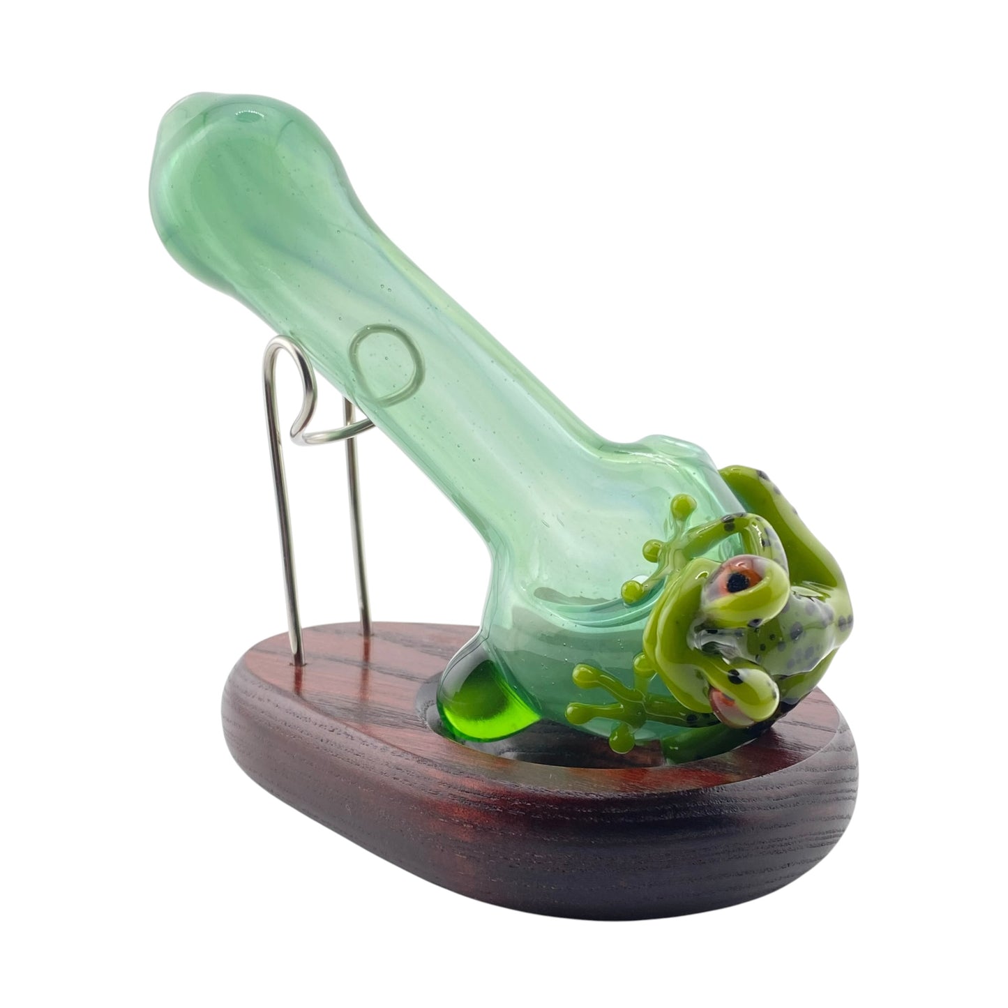 Stoney Chicken Winking Frog Hand Pipe