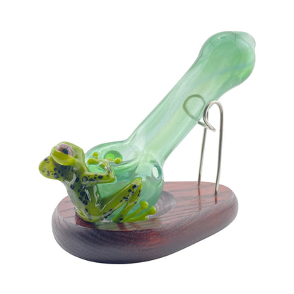 Stoney Chicken Winking Frog Hand Pipe