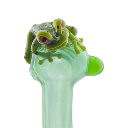 Stoney Chicken Winking Frog Hand Pipe
