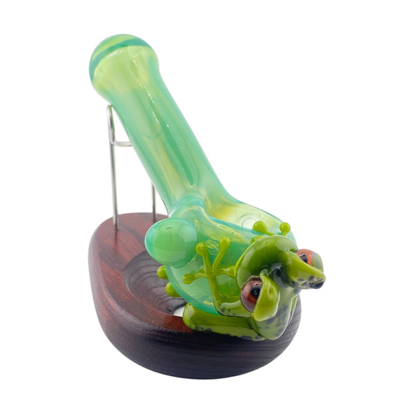 Stoney Chicken Winking Frog Hand Pipe