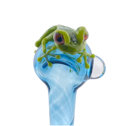 Stoney Chicken Winking Frog Hand Pipe