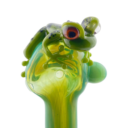 Stoney Chicken Winking Frog Hand Pipe