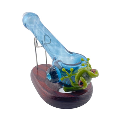 Stoney Chicken Winking Frog Hand Pipe