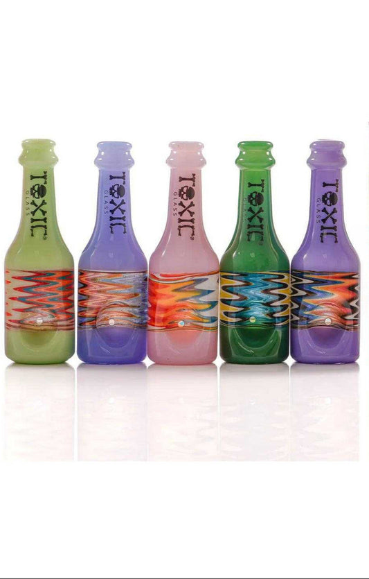 Toxic Wig Wag Bottle Hand Pipe