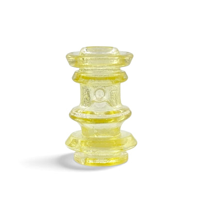 Twisted Boro Puffco Pivot Mouthpiece UV