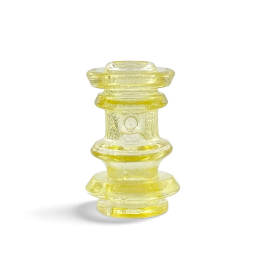 Twisted Boro Puffco Pivot Mouthpiece UV