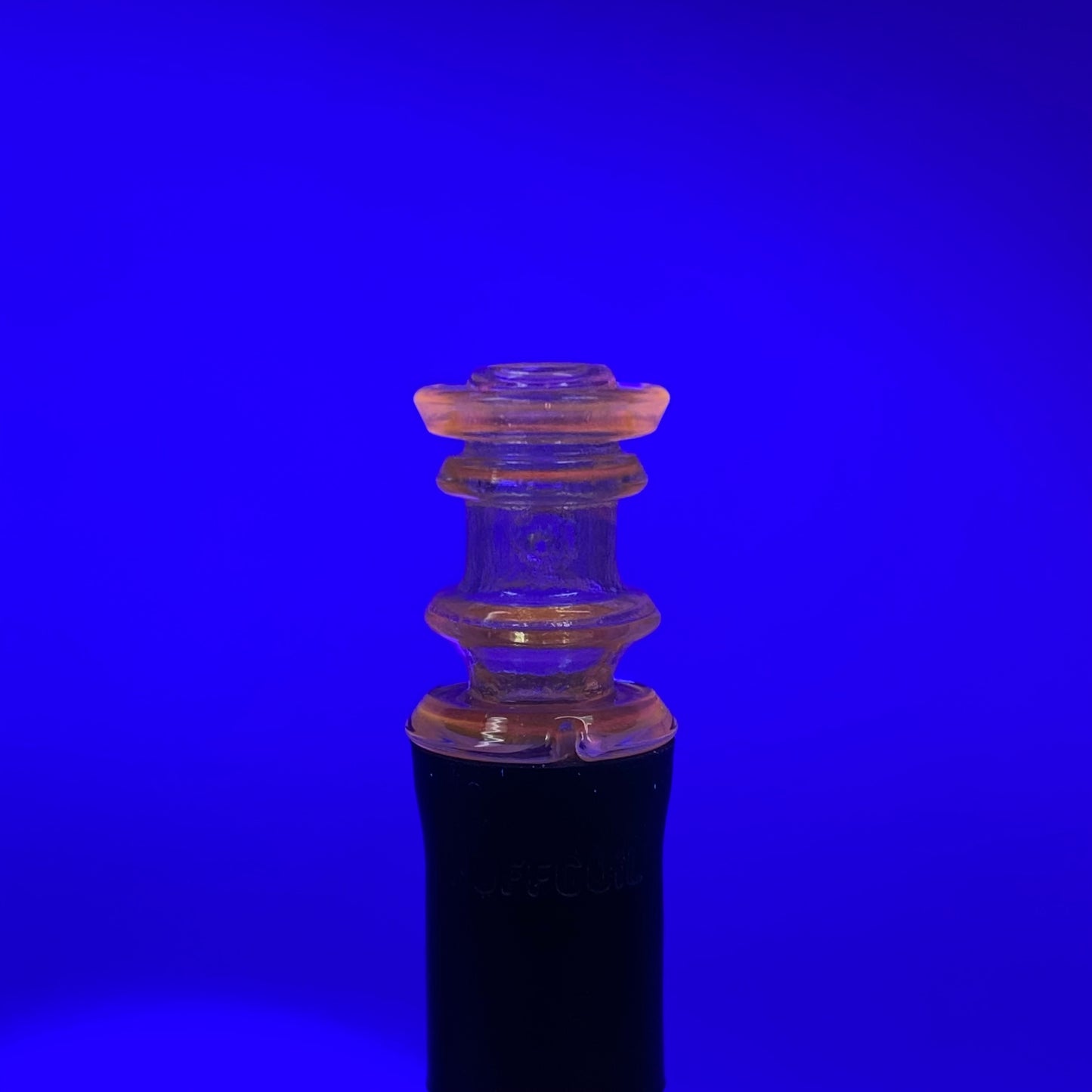 Twisted Boro Puffco Pivot Mouthpiece UV