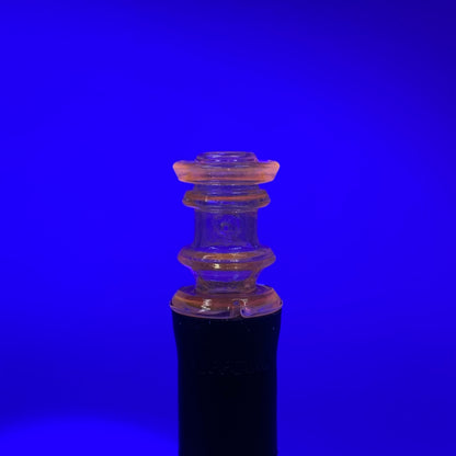 Twisted Boro Puffco Pivot Mouthpiece UV