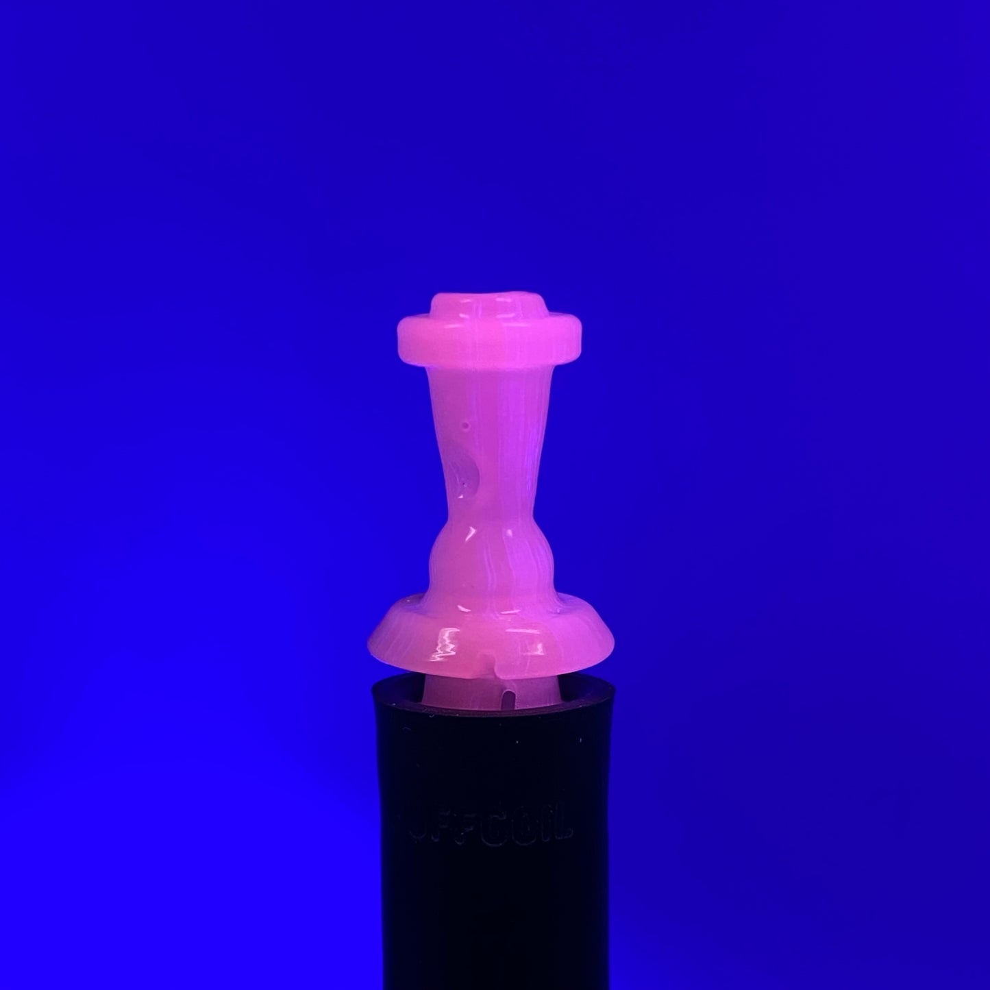 Twisted Boro Puffco Pivot Mouthpiece UV