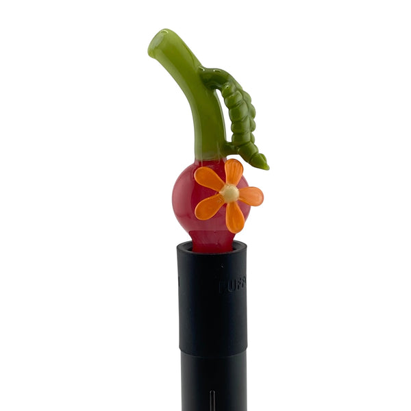 Waffle Glass Cherry Puffco Pivot Mouthpiece