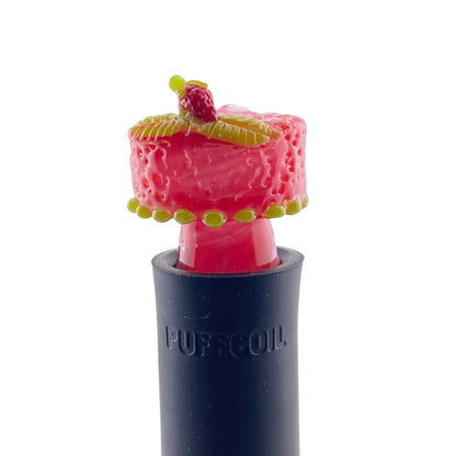 Waffle Glass Fruit Cake Pivot Mouthpiece