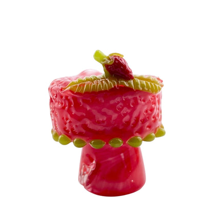 Waffle Glass Fruit Cake Pivot Mouthpiece