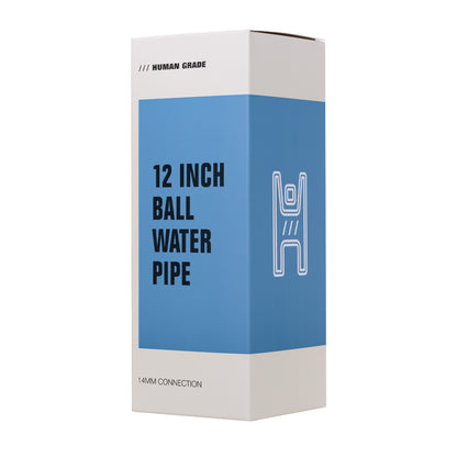 Human Grade 12" Ball Water Pipe