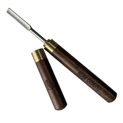 Bear Quartz Pocket Spatula Dab Tool