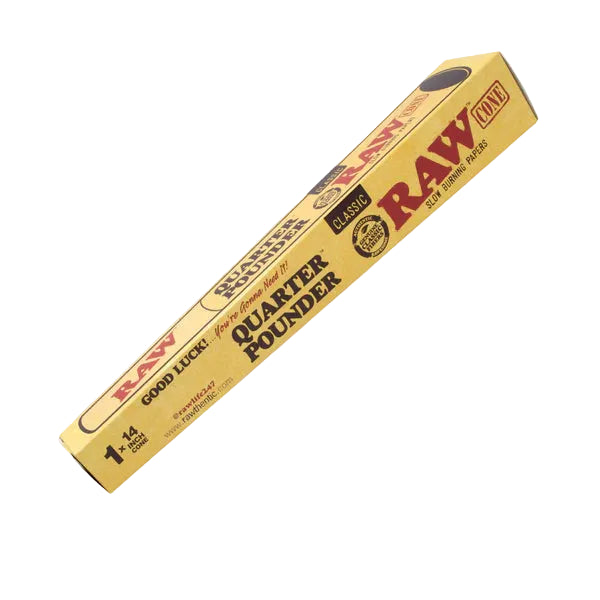 Raw Quarter Pounder Cone 14"