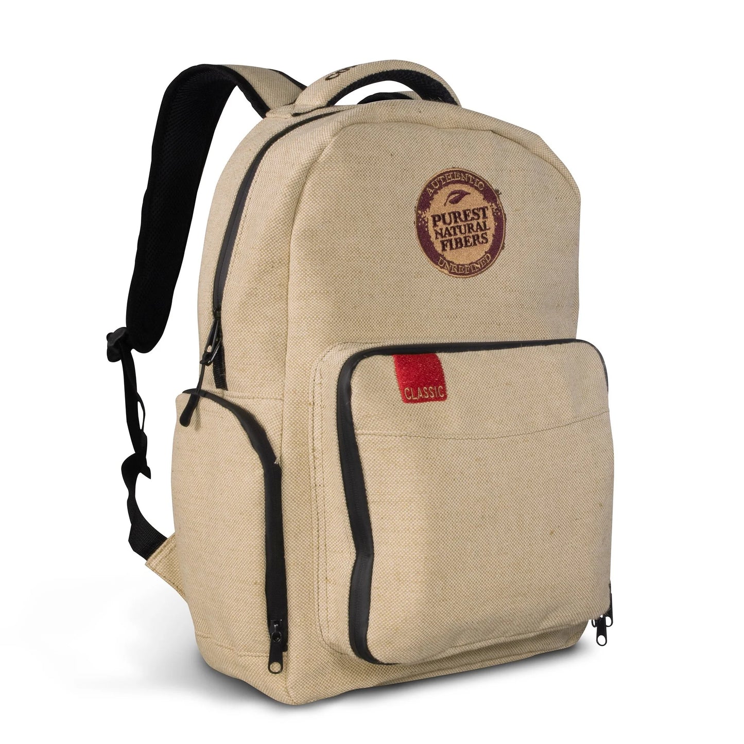 Raw Burlap Backpack