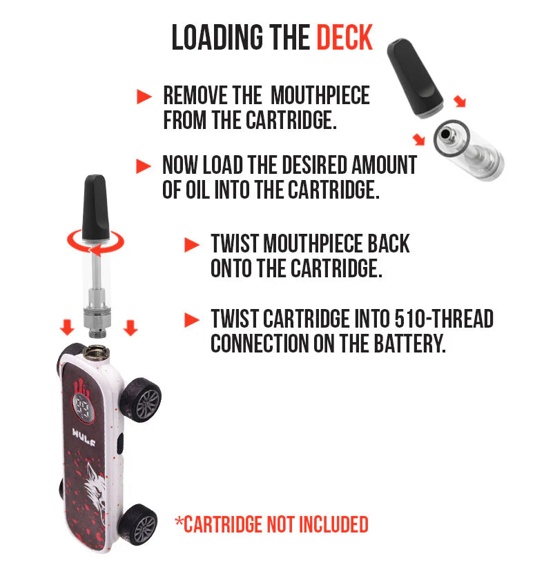 Wulf Deck 510 Variable Voltage Battery