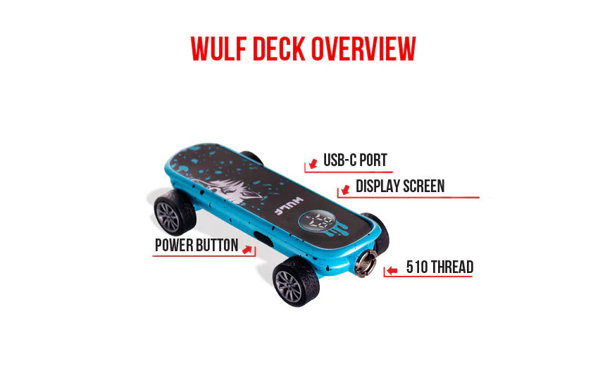 Wulf Deck 510 Variable Voltage Battery